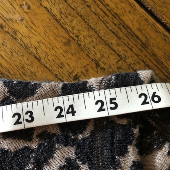 Women's Loft Ann Taylor Dark Charcoal and Tan Knit Dress XS - Picture 13 of 13